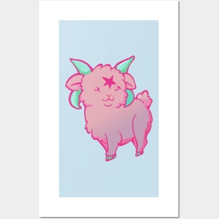 Jacob's Sheep - Neon Posters and Art